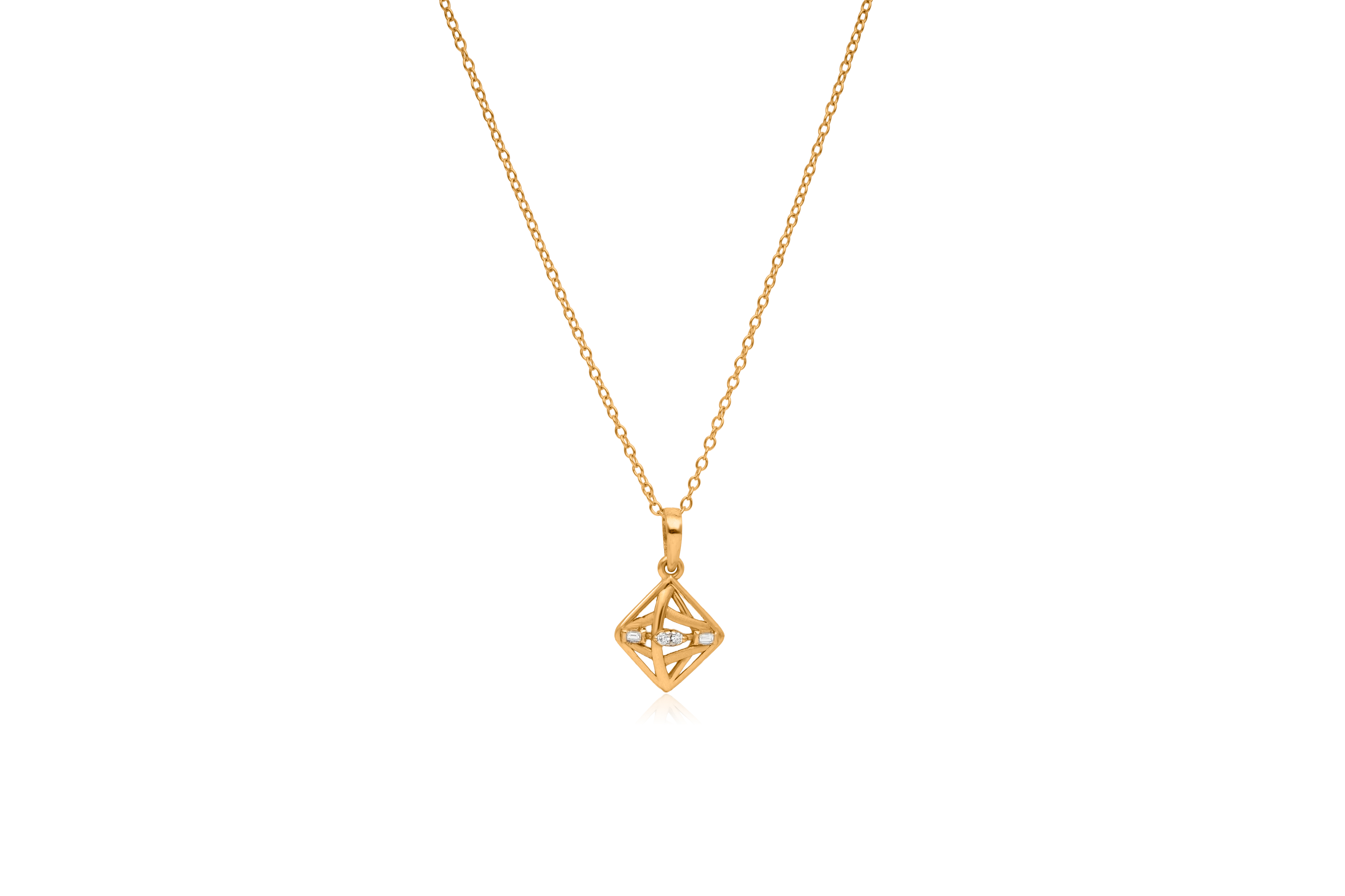PRISTINE PRISM SILVER PENDANT SET