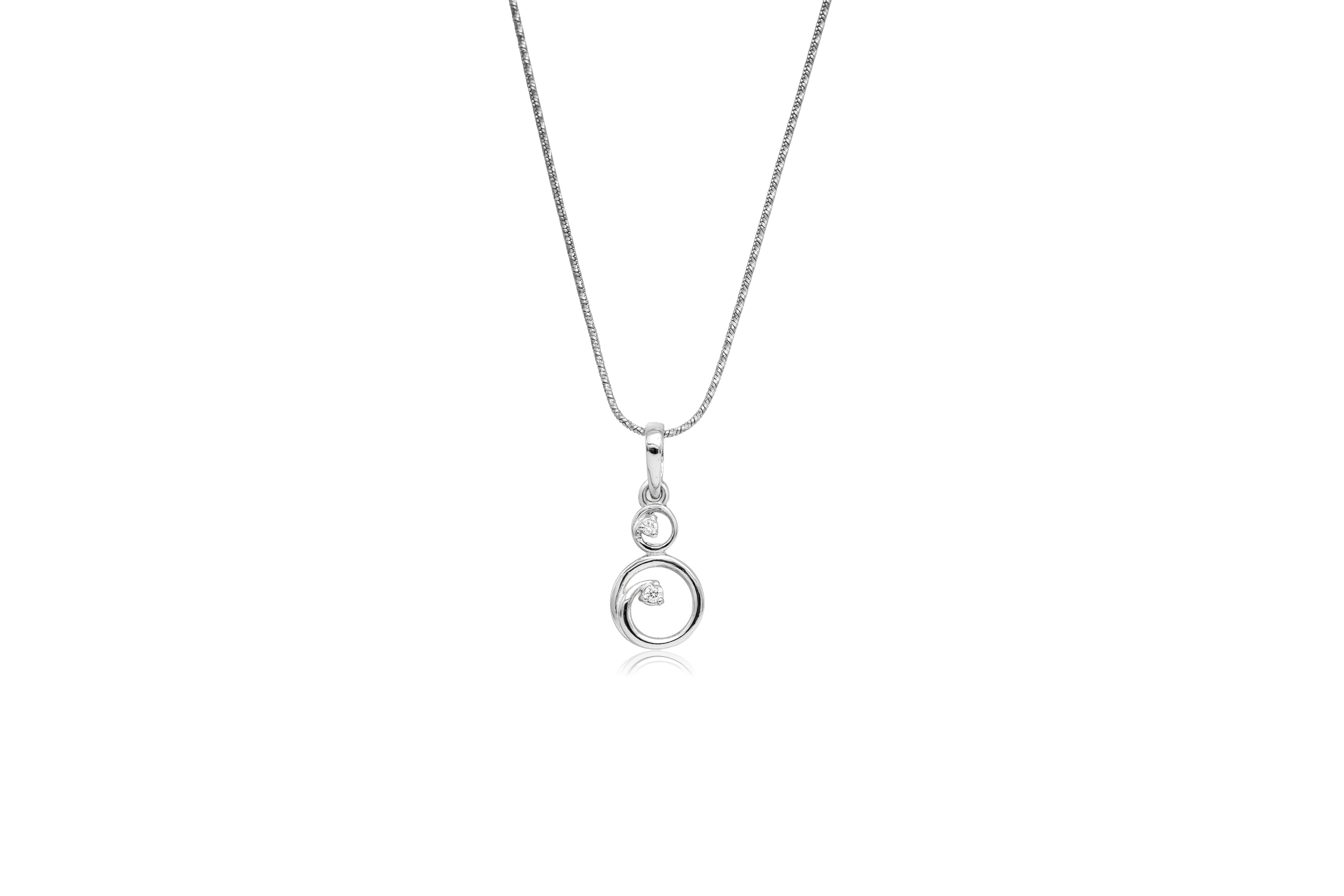 ECLIPSE CHARM SILVER PENDANT SET